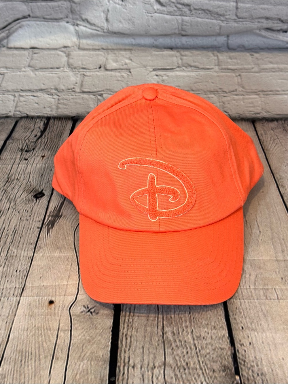 Disney Parks D Coral Orange Adult Hat